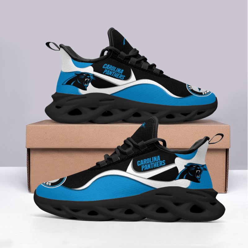 Carolina Panthers Yezy Running Sneakers BB369 6 Carolina Panthers Yezy Running Sneakers
