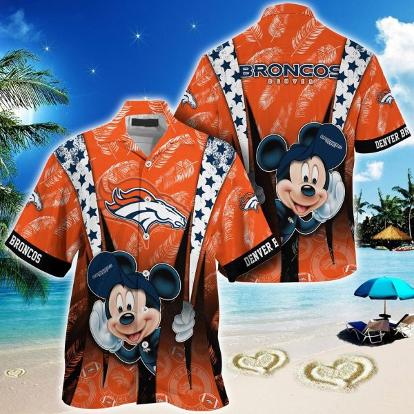 Denver Broncos Hawaiian Shirt Sizing Chart