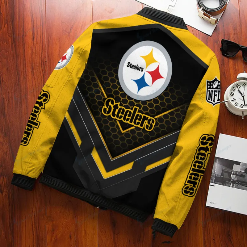 Pittsburgh Steelers Bomber Jacket Design