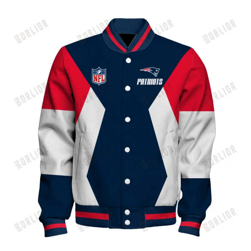 New England Patriots Varsity Jacket Image 2