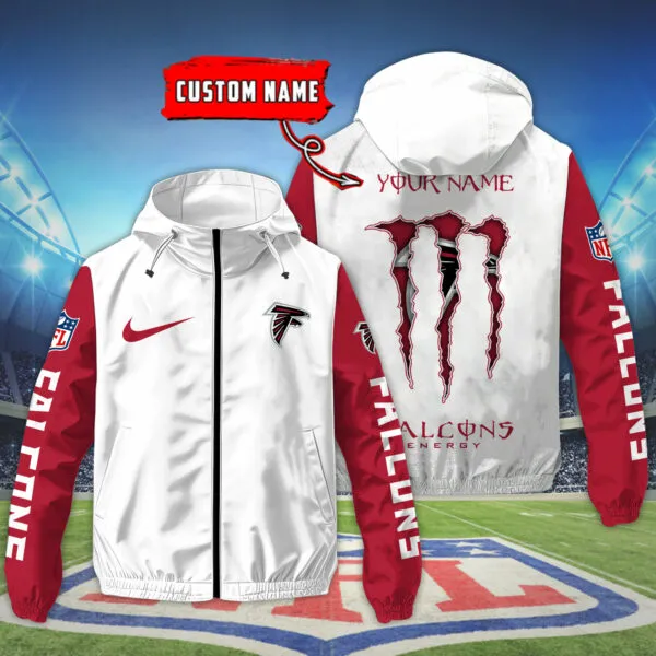 Atlanta Falcons Outdoor Jacket Front View