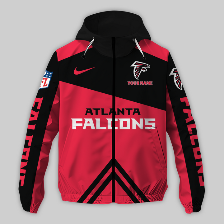 Atlanta Falcons Outdoor Jacket Back View