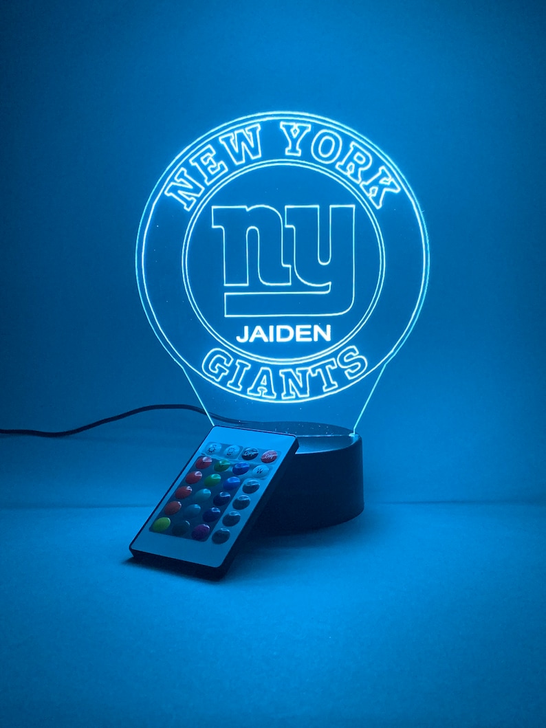 New York Giants 3D Lamp