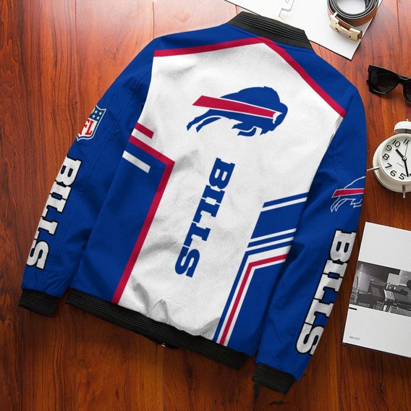 Buffalo Bills Bomber Jacket Back