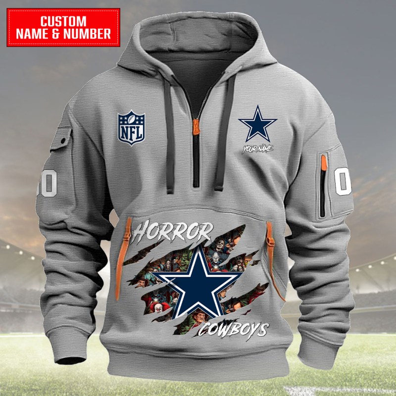 Light Gray Dallas Cowboys Hoodie