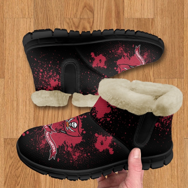 Tampa Bay Buccaneers Comfy Winter Snow Boots - Image 1
