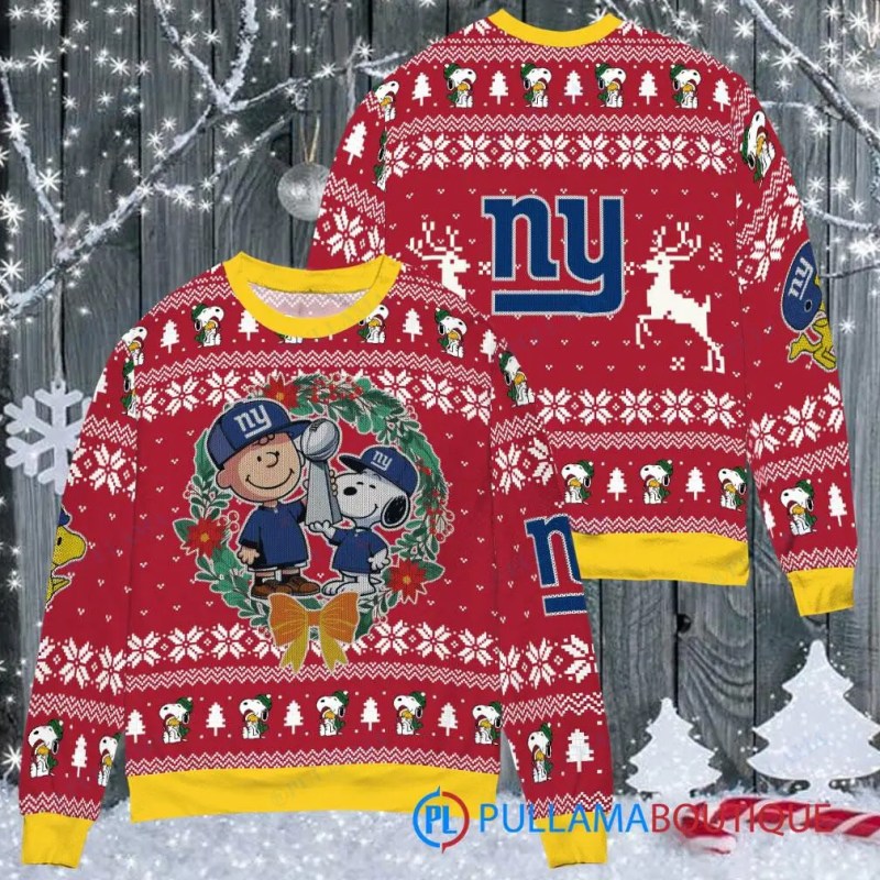New York Giants Premium Ugly Christmas Sweater