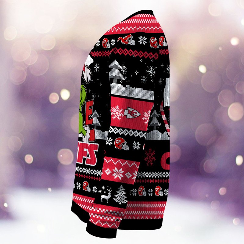 Kansas City Chiefs Ugly Christmas Sweater - Detail