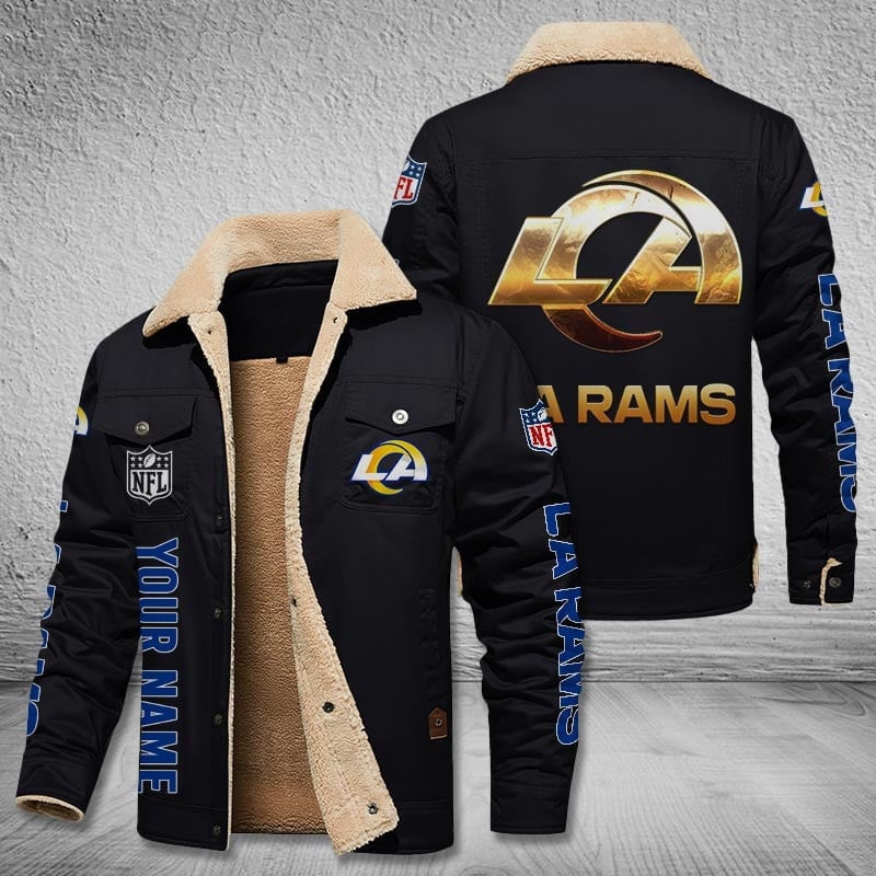 Los Angeles Rams Winter Fleece Bomber Jacket