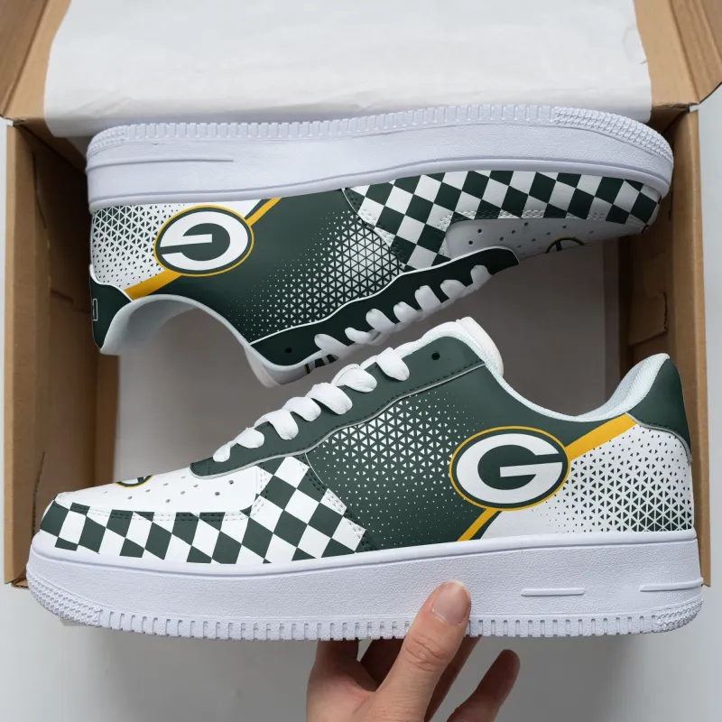 Green Bay Packers AF1 Shoes Side View