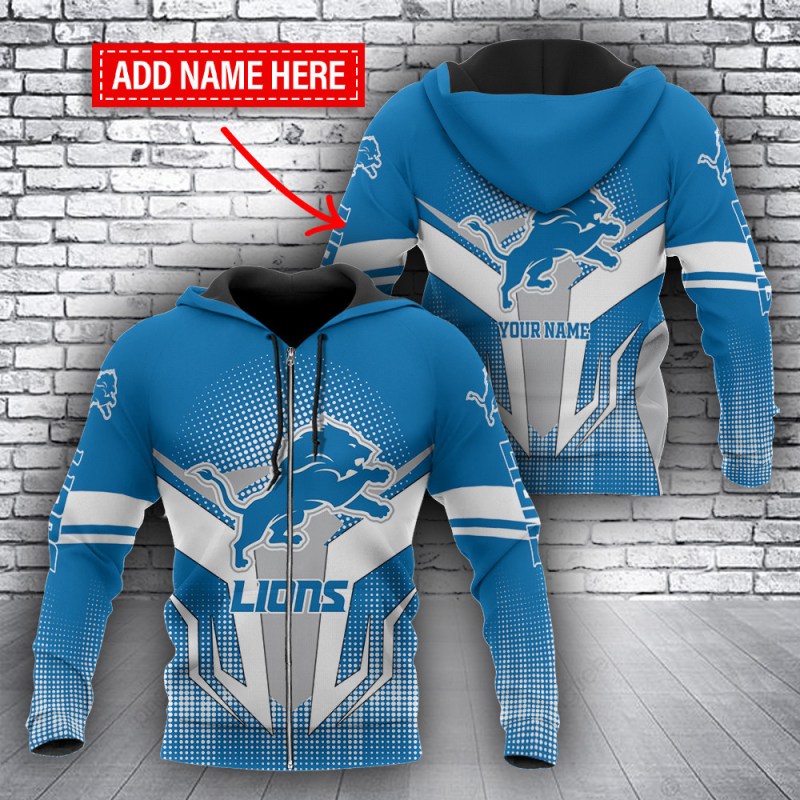 Detroit Lions Personalized Hoodie