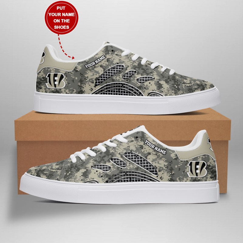 Cincinnati Bengals Personalized SS Custom Sneakers