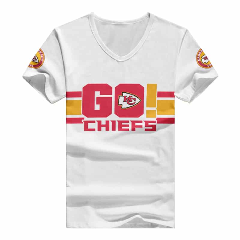 Kansas City Chiefs V-neck Women T-shirt