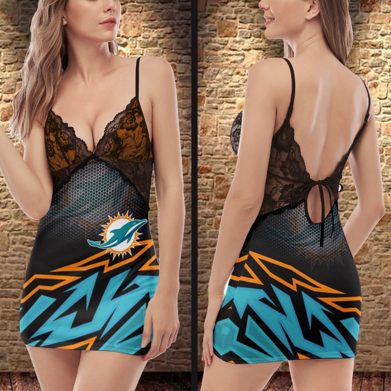 Stylish Miami Dolphins Slip Dress