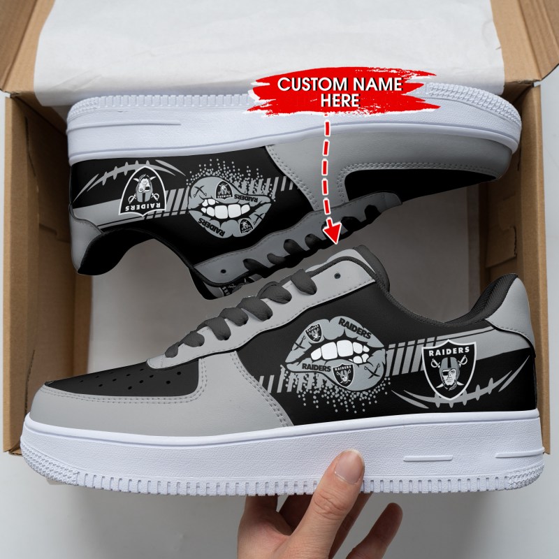 Las Vegas Raiders Personalized AF1 Shoes