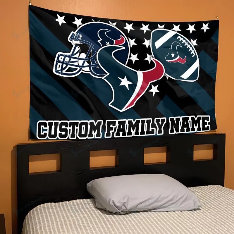 Houston Texans Personalized Flag
