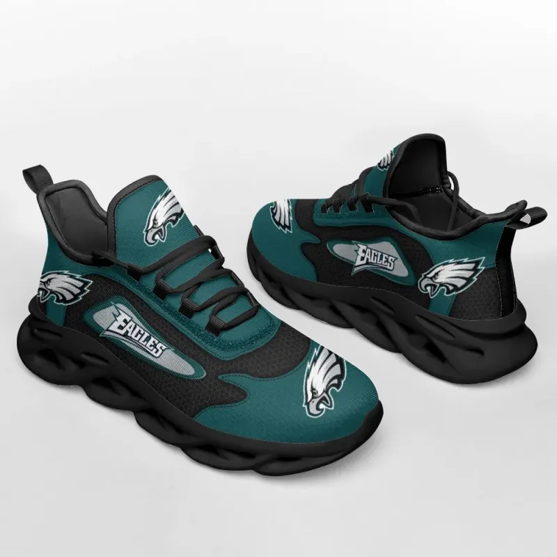 Philadelphia Eagles Yezy Running Sneakers - Side View