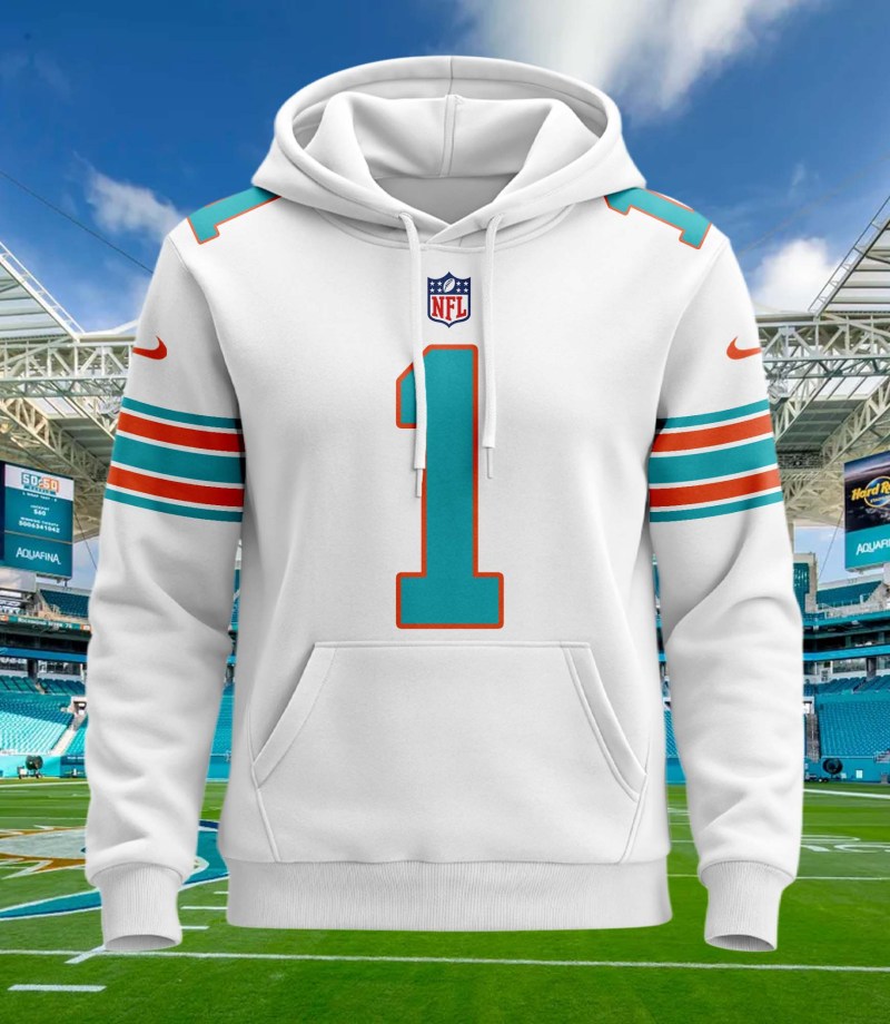 Miami Dolphins Hoodie Image 3