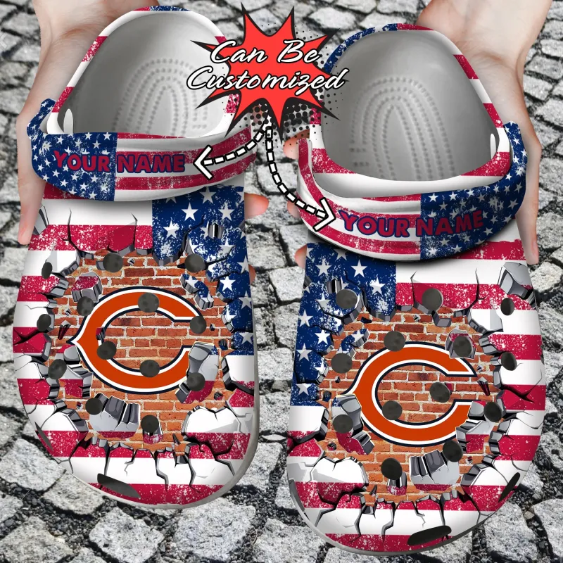 Chicago Bears Personalized Limited Clog