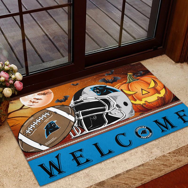 Carolina Panthers Doormat Detail