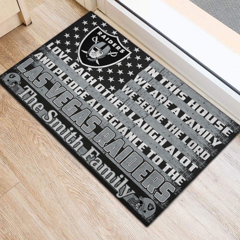 Las Vegas Raiders Doormat Design