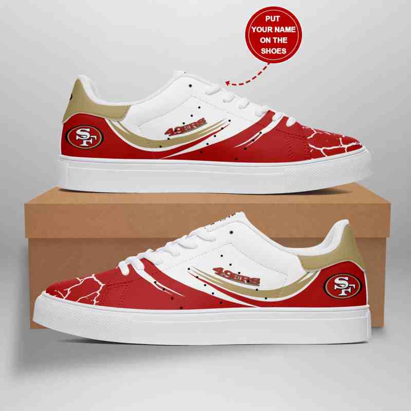 Custom Sneaker Design for San Francisco 49ers Fans