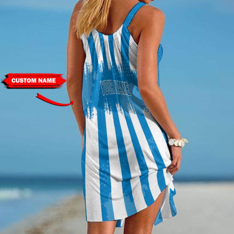 Los Angeles Chargers Personalized Dress