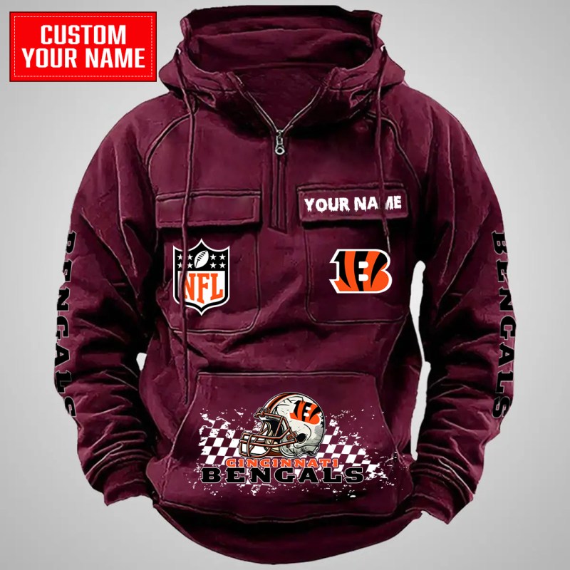 Cincinnati Bengals Red Hoodie