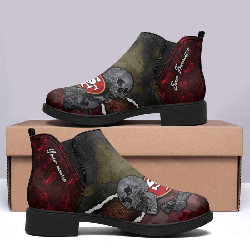 San Francisco 49ers Personalized Comfort & Fashion Short Boots