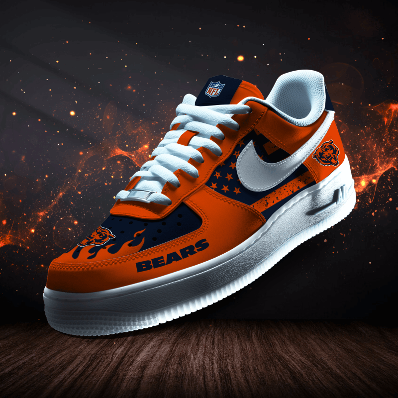 Chicago Bears Personalized Sneakers