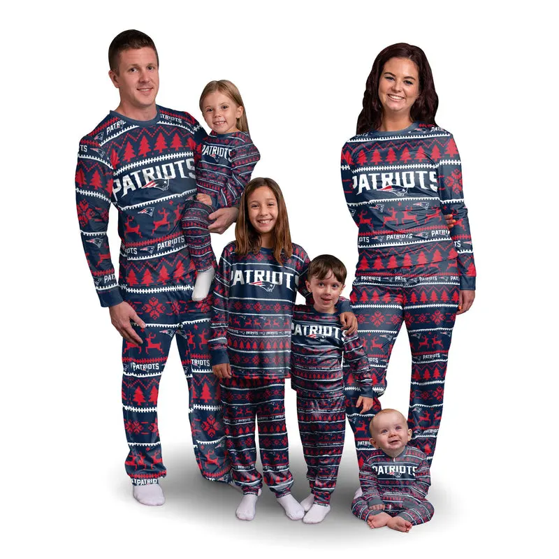 New England Patriots Family Holiday Pajamas