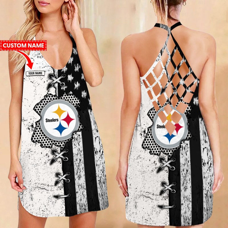 Pittsburgh Steelers Criss-Cross Dress