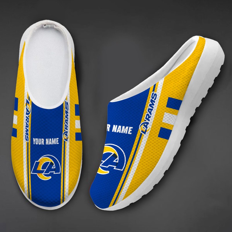 Los Angeles Rams Slip-on Half Shoes - Personalized Gifts for Fans