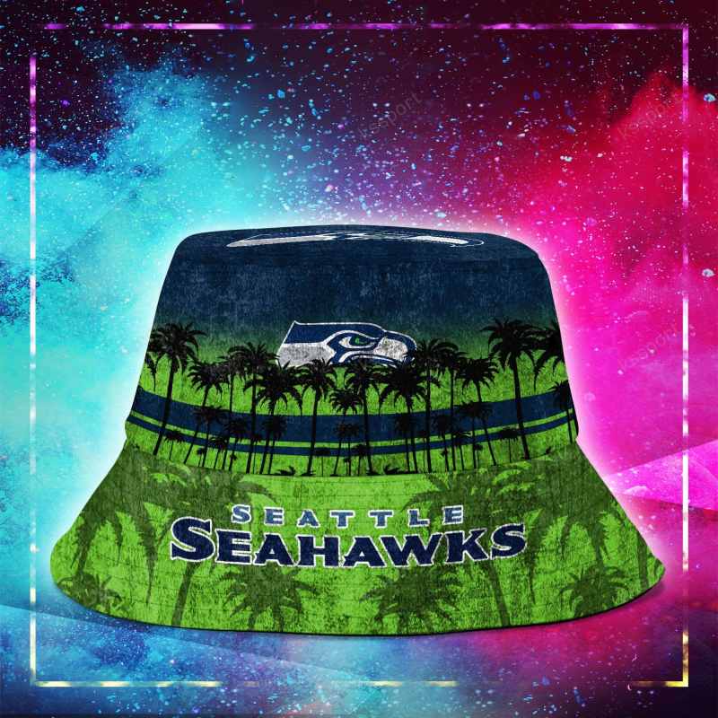 Reversible Seahawks Bucket Hat
