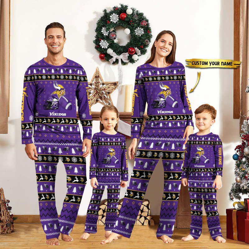 Minnesota Vikings Pajamas Set