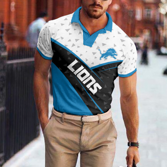 Detroit Lions Polo T-shirt
