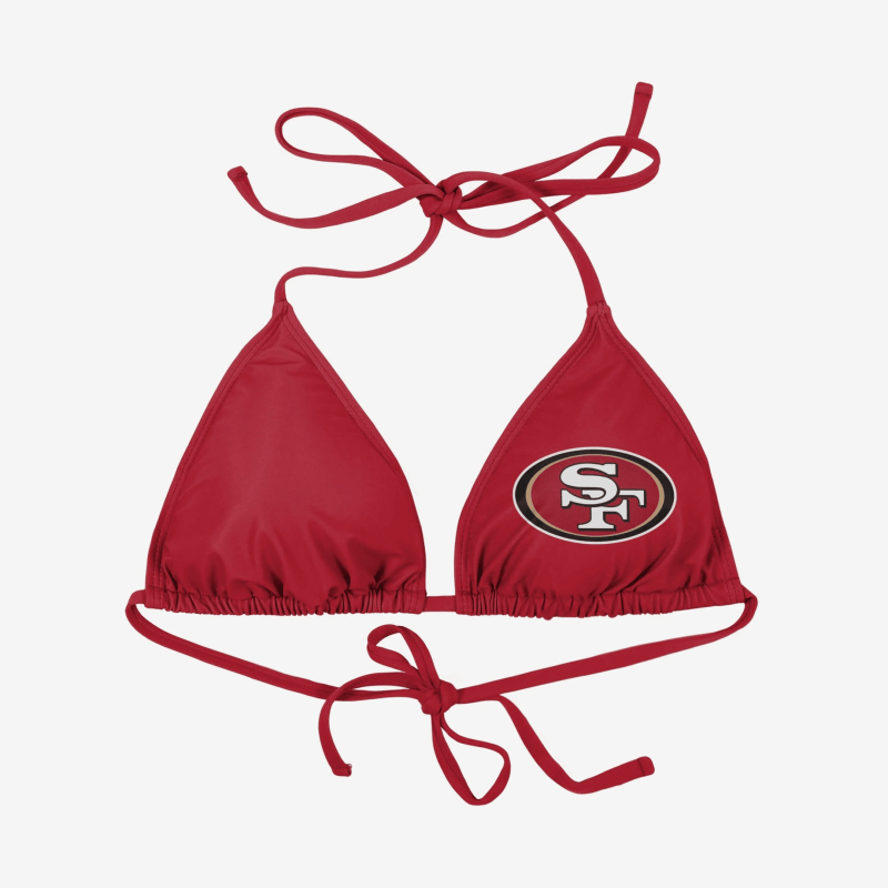 San Francisco 49ers Women's Solid Logo Bikini