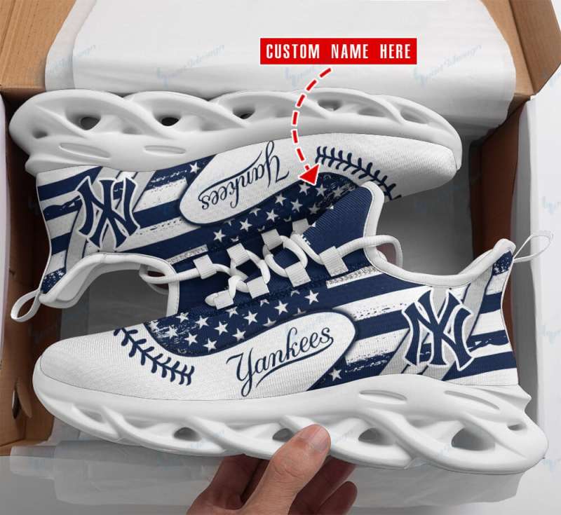 New York Yankees Sneakers Back View