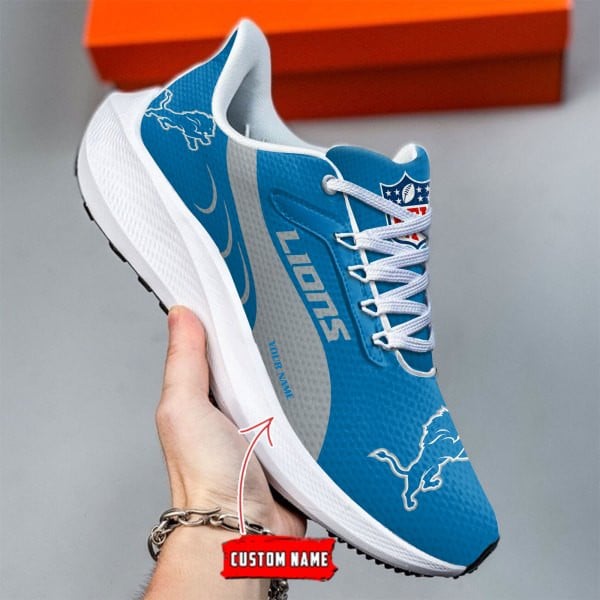 Detroit Lions Running Shoes in Action