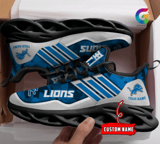 Stylish Yezy Sneakers for Detroit Lions Fans