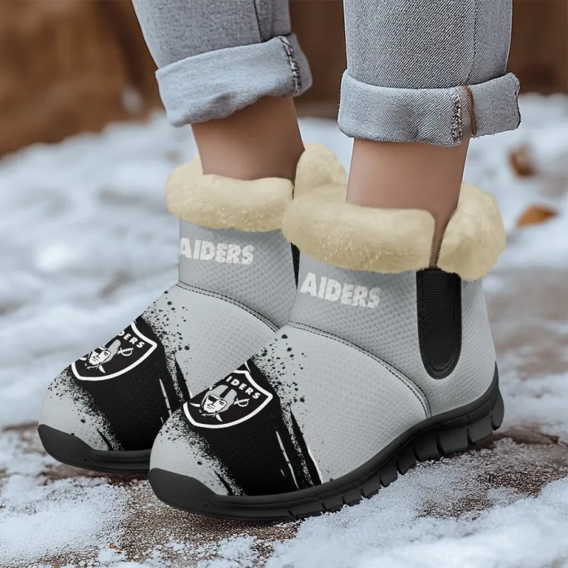 Cozy Winter Snow Boots for Football Fans