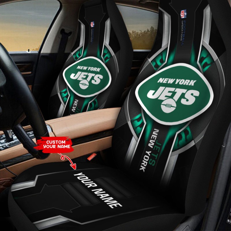 New York Jets Personalized Car Seat Covers