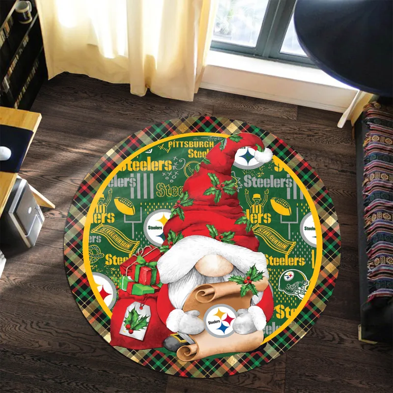 Comfortable Pittsburgh Steelers Round Rug