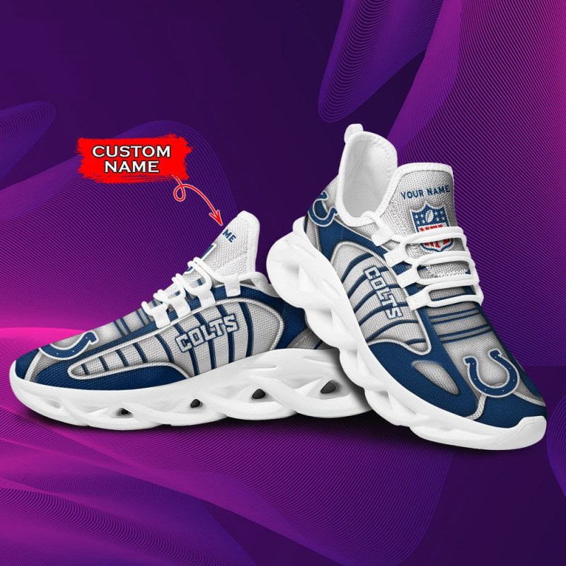Indianapolis Colts Personalized Yezy Running Sneakers 2