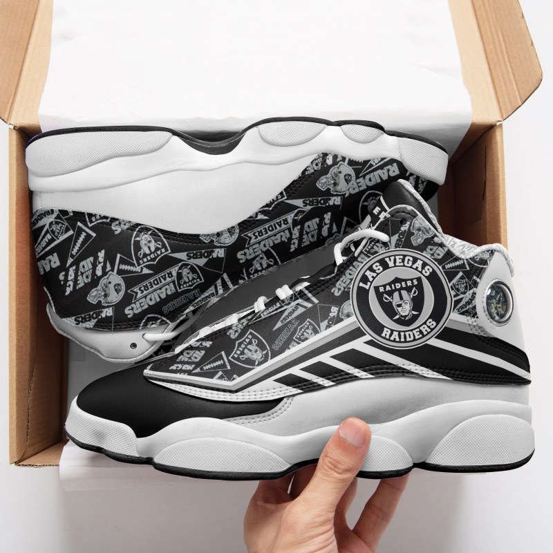 Las Vegas Raiders AJD13 Sneakers 801 Side View