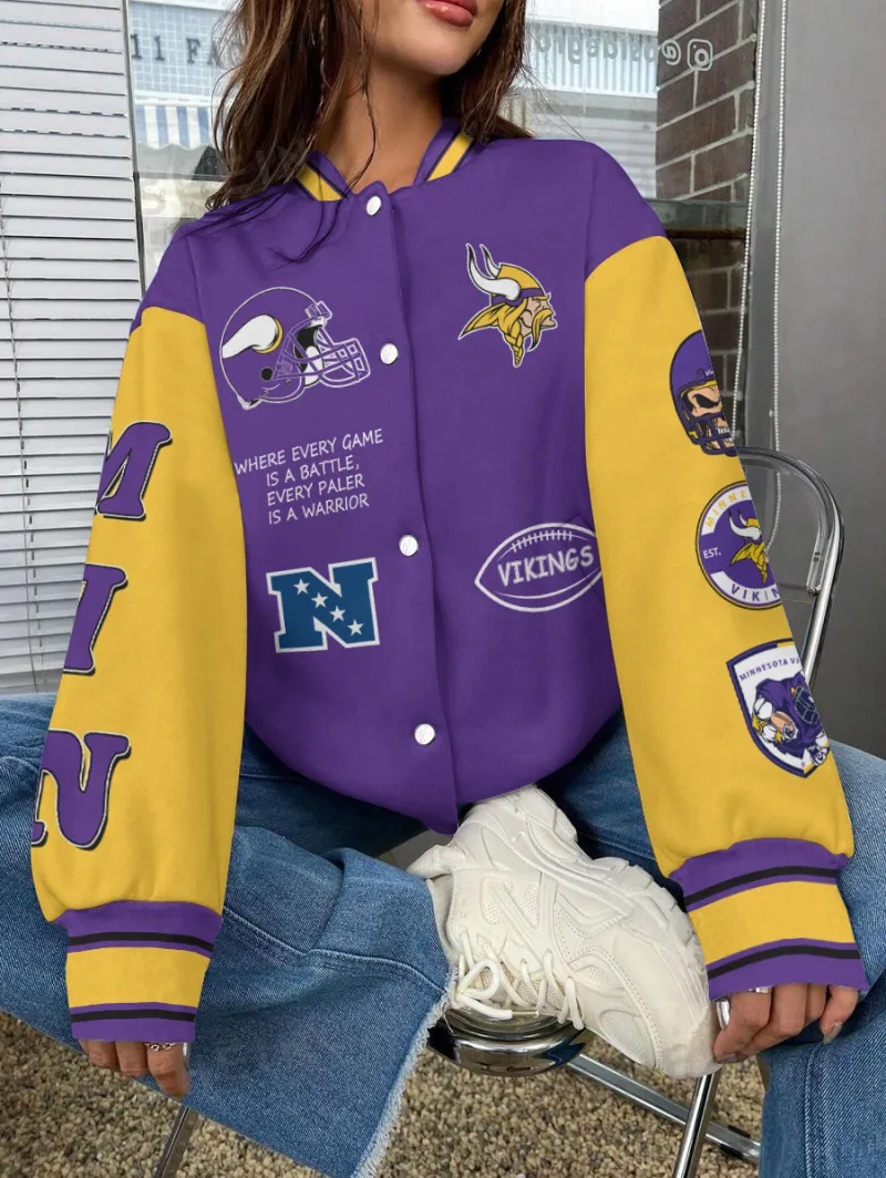 Minnesota Vikings Varsity Jacket