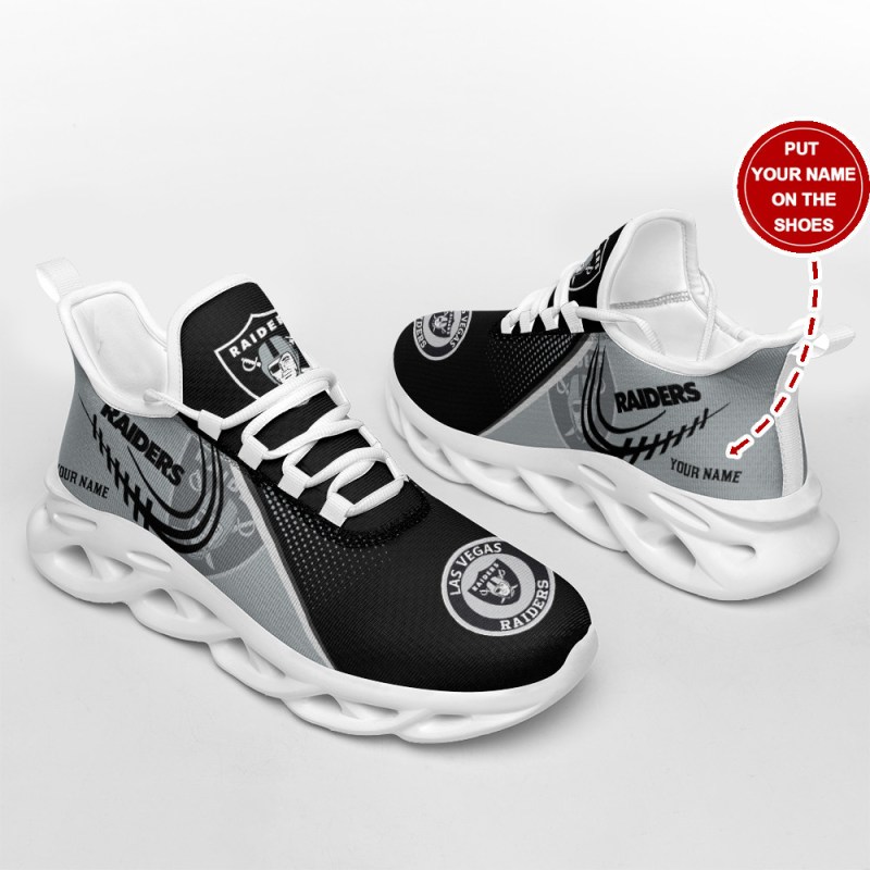 Las Vegas Raiders Sneakers Back View