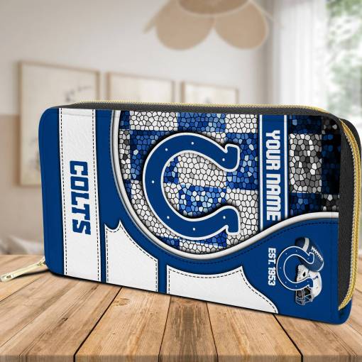 Indianapolis Colts Women's Zip Around Wallet