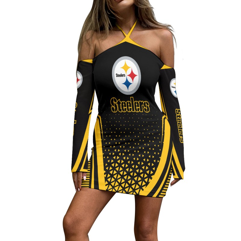 Pittsburgh Steelers Halter Dress 2