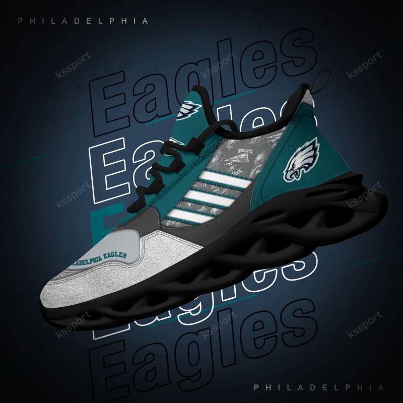 Stylish Philadelphia Eagles Yezy Running Sneakers